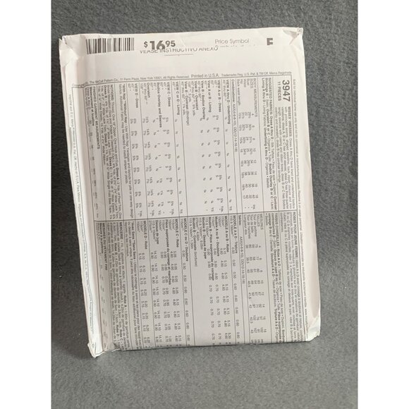 McCall's Evening Elegance 3947 Evening Dress Pattern Sizes 4-10 - Picture 2 of 2